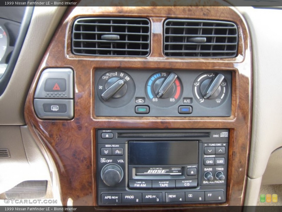 Blond Interior Controls for the 1999 Nissan Pathfinder LE #63981129