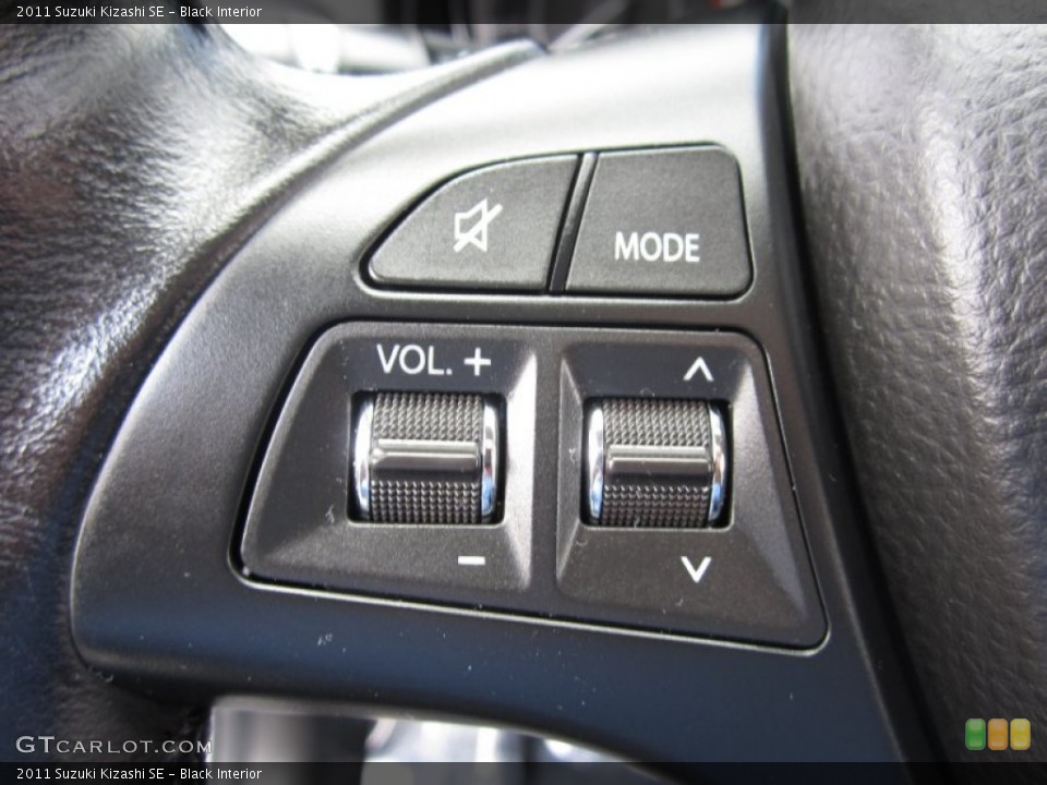 Black Interior Controls for the 2011 Suzuki Kizashi SE #63981501