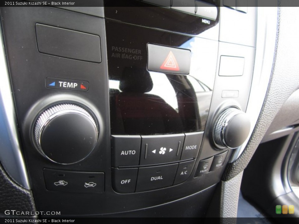 Black Interior Controls for the 2011 Suzuki Kizashi SE #63981531