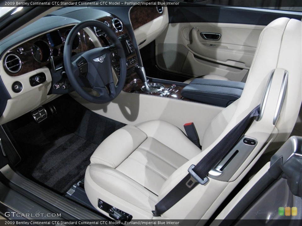 Portland/Imperial Blue Interior Photo for the 2009 Bentley Continental GTC  #639842