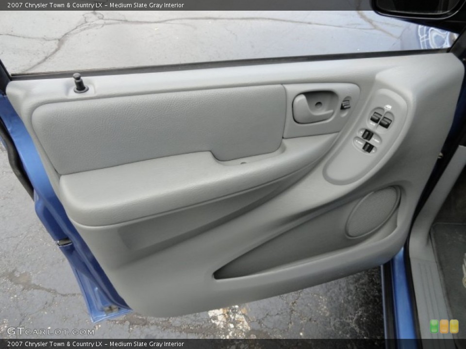 Medium Slate Gray Interior Door Panel for the 2007 Chrysler Town & Country LX #63991184