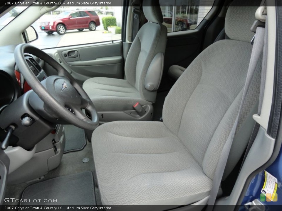 Medium Slate Gray Interior Front Seat for the 2007 Chrysler Town & Country LX #63991193