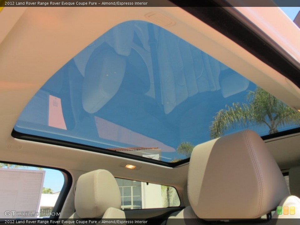 Almond/Espresso Interior Sunroof for the 2012 Land Rover Range Rover Evoque Coupe Pure #63994287