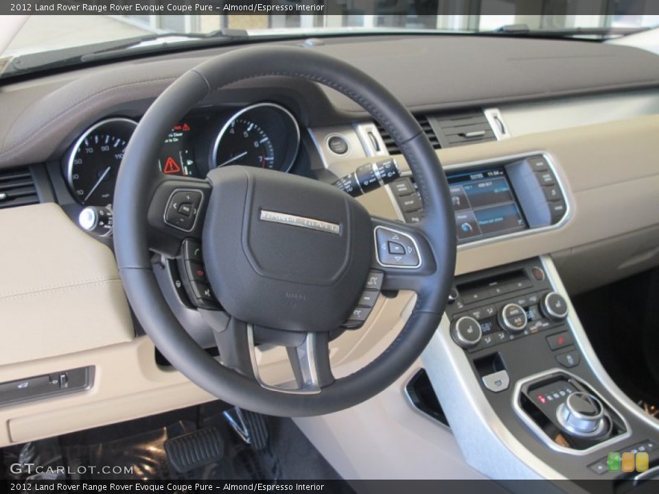 Almond/Espresso Interior Dashboard for the 2012 Land Rover Range Rover Evoque Coupe Pure #63994305