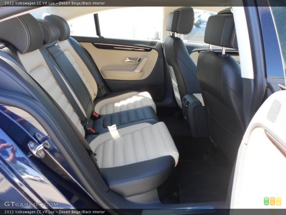 Desert Beige/Black Interior Photo for the 2013 Volkswagen CC V6 Lux #63994723