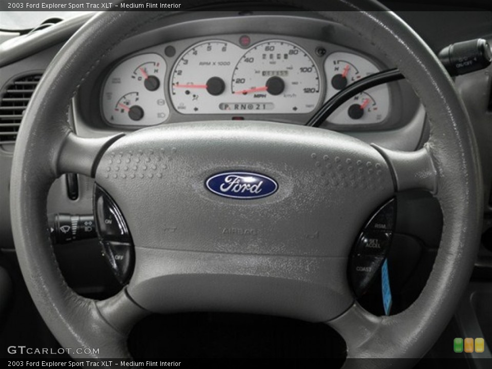 Medium Flint Interior Steering Wheel for the 2003 Ford Explorer Sport Trac XLT #63996021