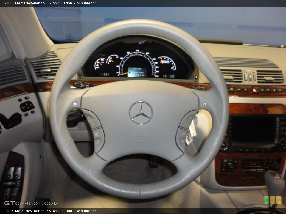 Ash Interior Steering Wheel for the 2005 Mercedes-Benz S 55 AMG Sedan #64013296