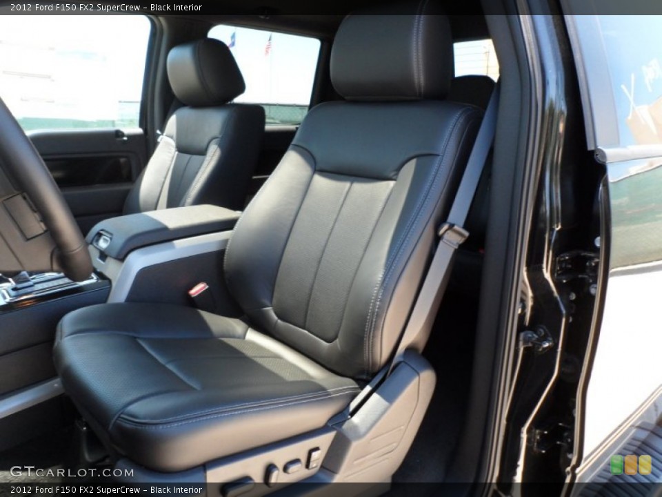 Black Interior Photo for the 2012 Ford F150 FX2 SuperCrew #64013659