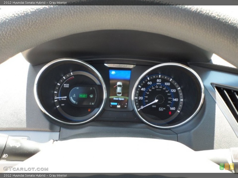 Gray Interior Gauges for the 2012 Hyundai Sonata Hybrid #64014738