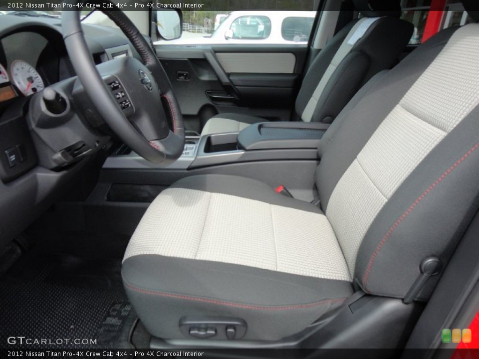 Pro 4X Charcoal Interior Photo for the 2012 Nissan Titan Pro-4X Crew Cab 4x4 #64019334