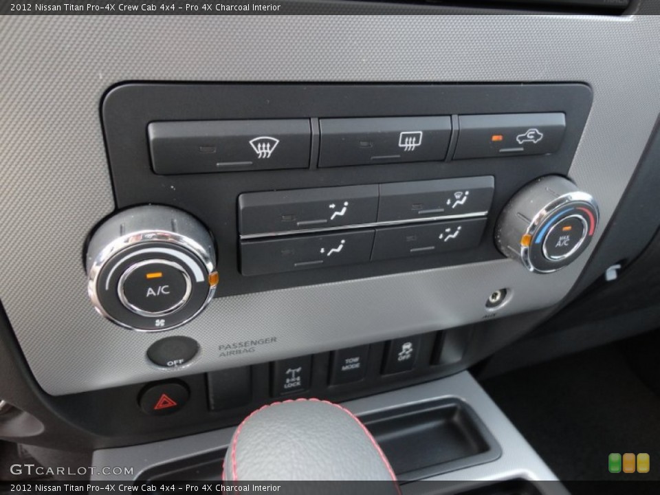 Pro 4X Charcoal Interior Controls for the 2012 Nissan Titan Pro-4X Crew Cab 4x4 #64019466
