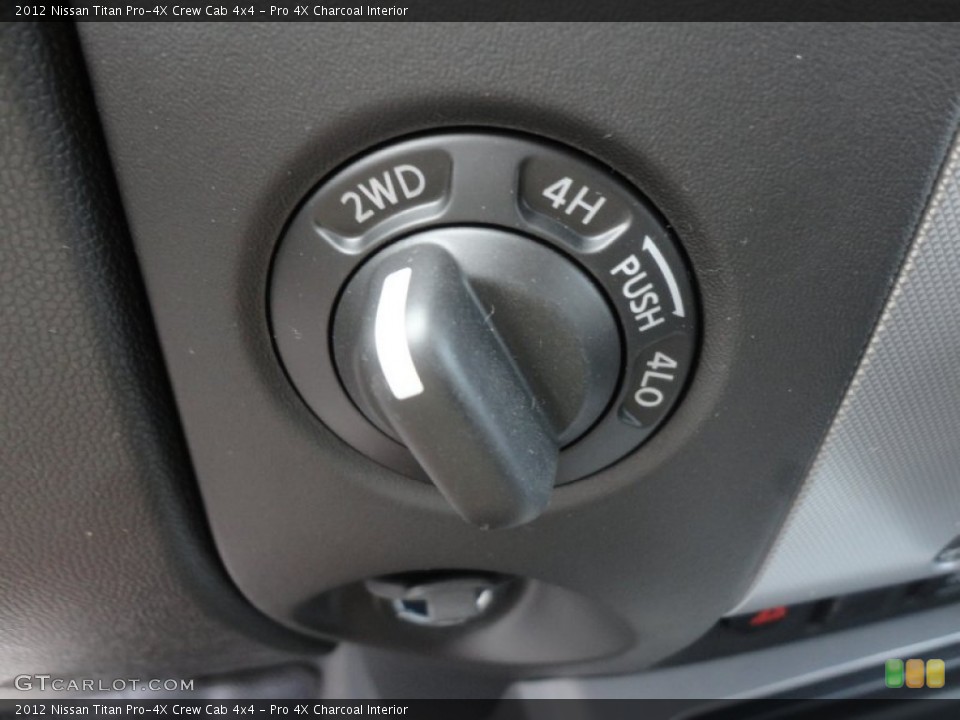 Pro 4X Charcoal Interior Controls for the 2012 Nissan Titan Pro-4X Crew Cab 4x4 #64019475
