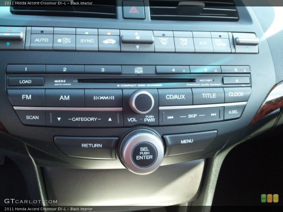 Black Interior Controls for the 2011 Honda Accord Crosstour EX-L #64026411
