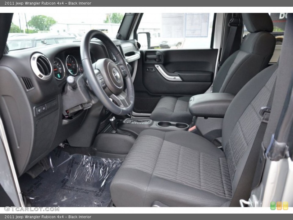 Black Interior Photo for the 2011 Jeep Wrangler Rubicon 4x4 #64026799