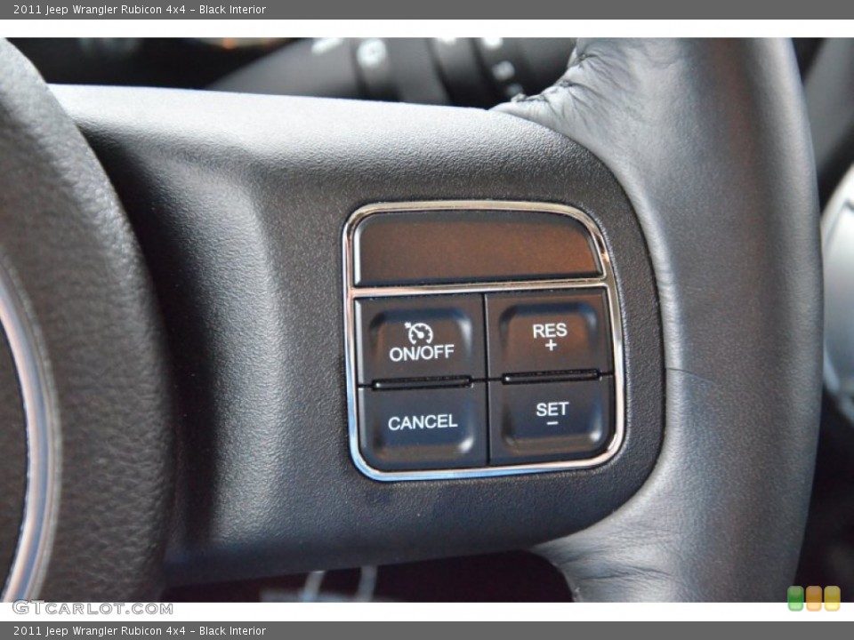 Black Interior Controls for the 2011 Jeep Wrangler Rubicon 4x4 #64026833