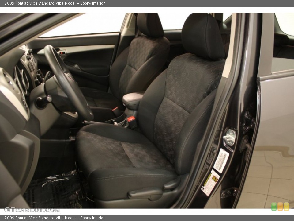 Ebony Interior Photo for the 2009 Pontiac Vibe  #64029487