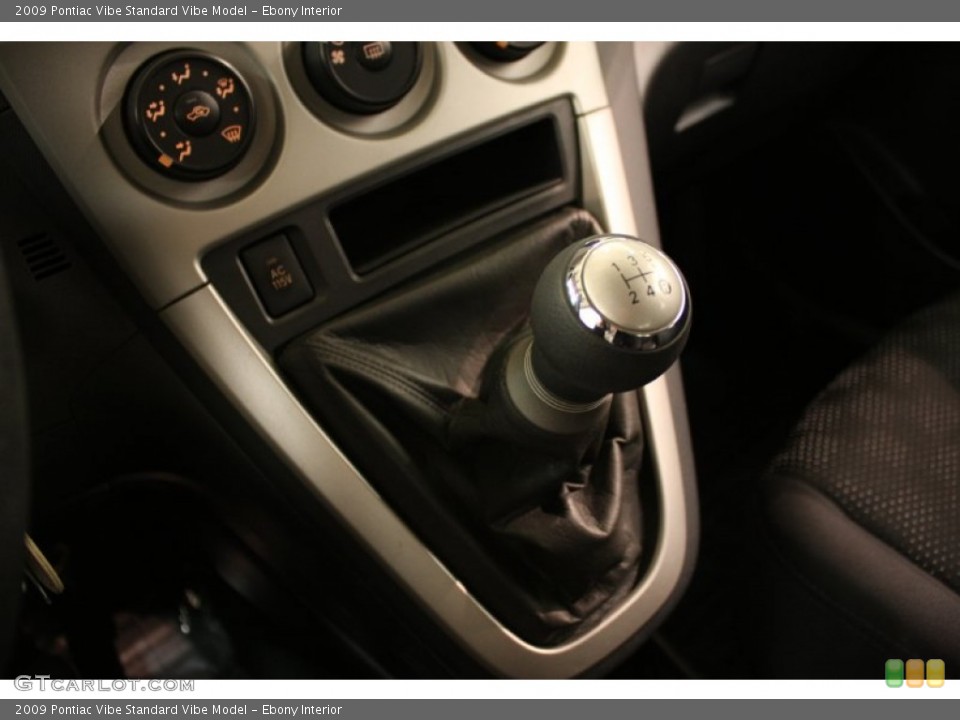 Ebony Interior Transmission for the 2009 Pontiac Vibe  #64029503