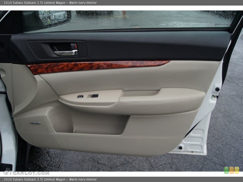Warm Ivory Interior Door Panel for the 2010 Subaru Outback 2.5i Limited Wagon #64029667