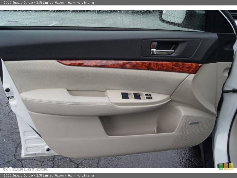 Warm Ivory Interior Door Panel for the 2010 Subaru Outback 2.5i Limited Wagon #64029690