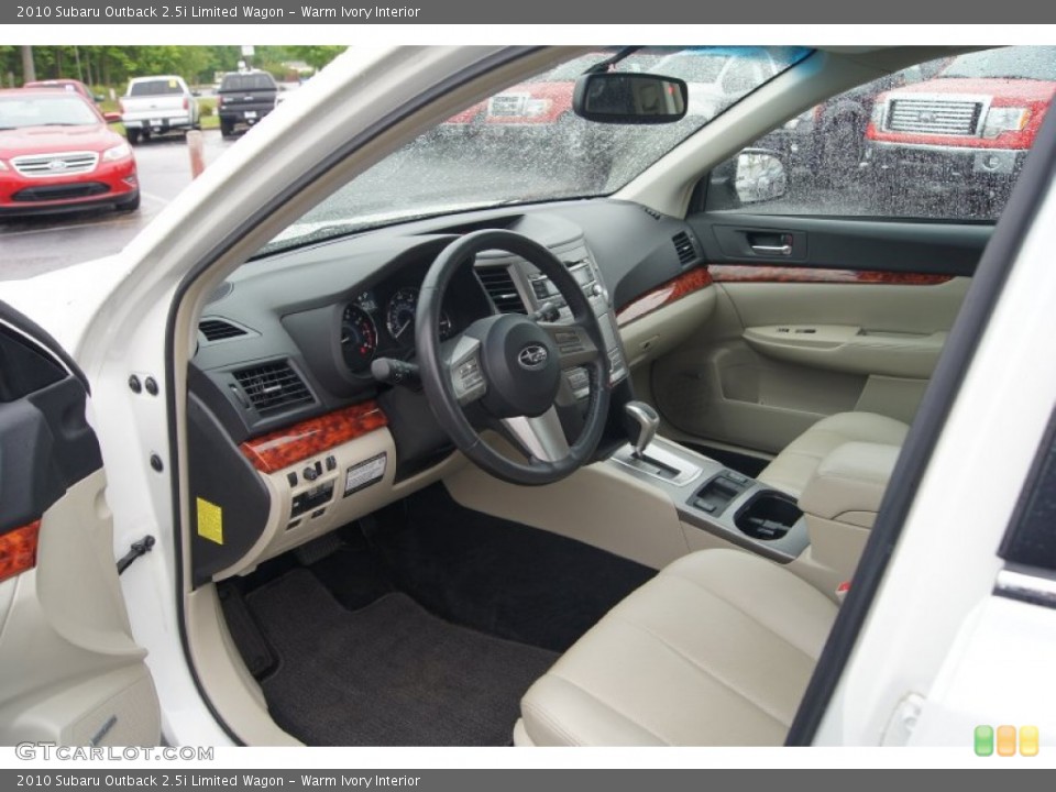 Warm Ivory Interior Photo for the 2010 Subaru Outback 2.5i Limited Wagon #64029709