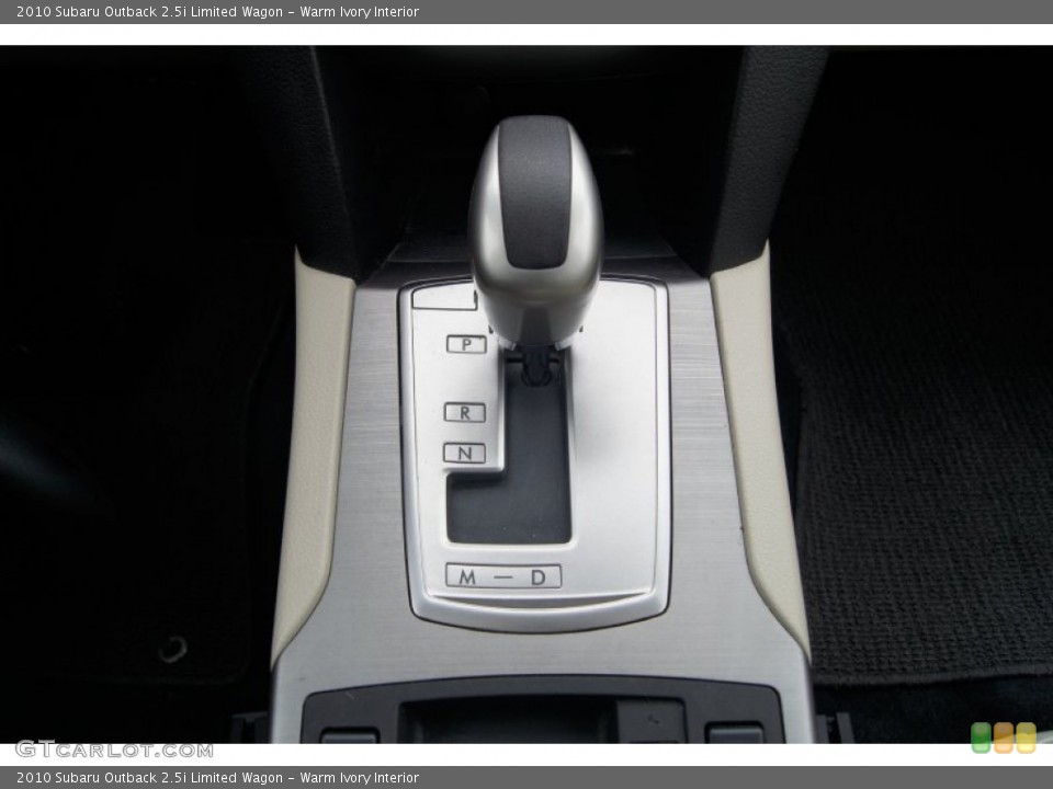 Warm Ivory Interior Transmission for the 2010 Subaru Outback 2.5i Limited Wagon #64029769