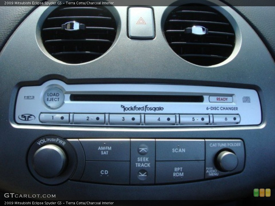 Terra Cotta/Charcoal Interior Audio System for the 2009 Mitsubishi Eclipse Spyder GS #64031716