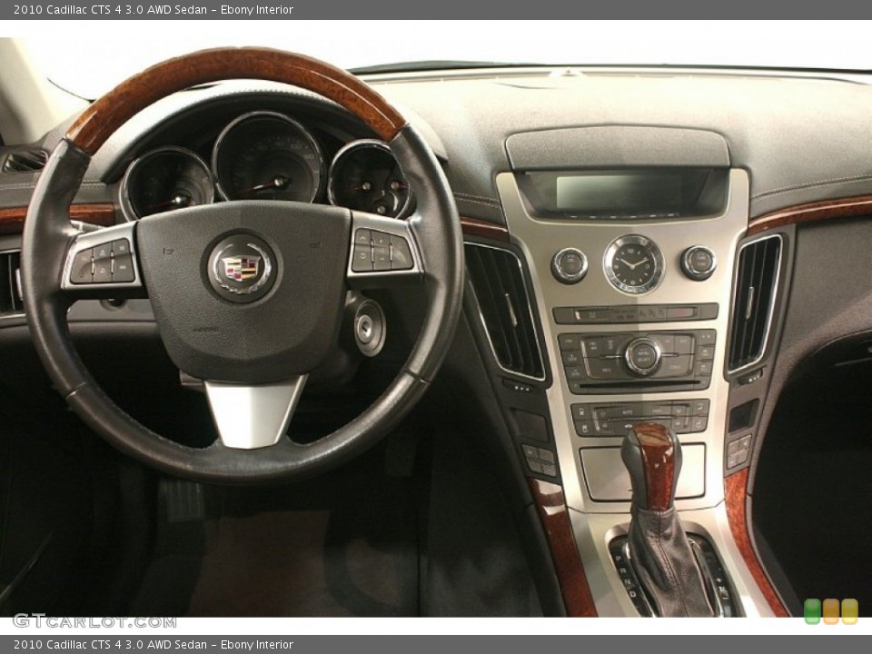 Ebony Interior Dashboard for the 2010 Cadillac CTS 4 3.0 AWD Sedan #64037665