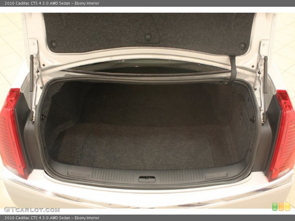 Ebony Interior Trunk for the 2010 Cadillac CTS 4 3.0 AWD Sedan #64037677