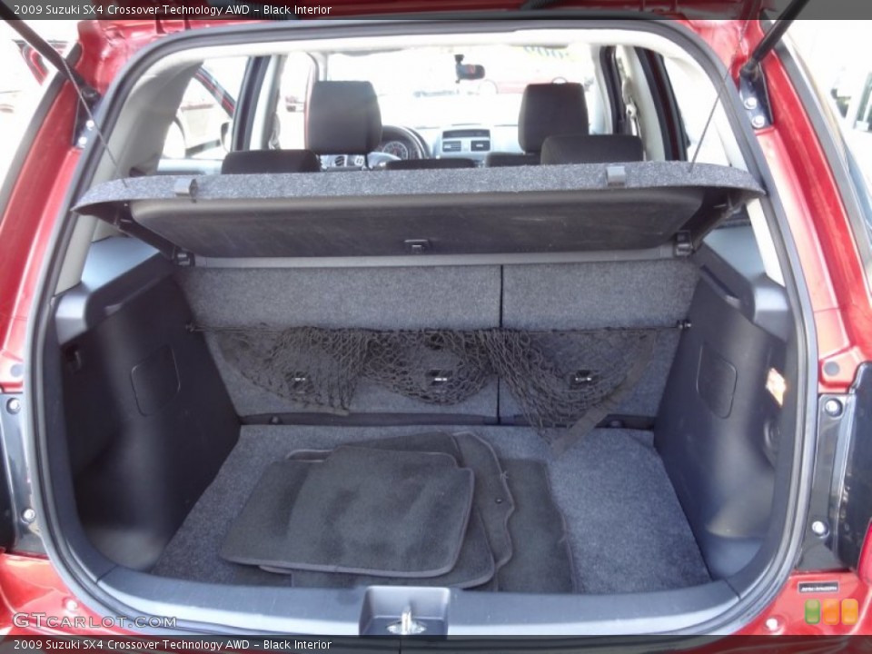 Black Interior Trunk for the 2009 Suzuki SX4 Crossover Technology AWD #64039387