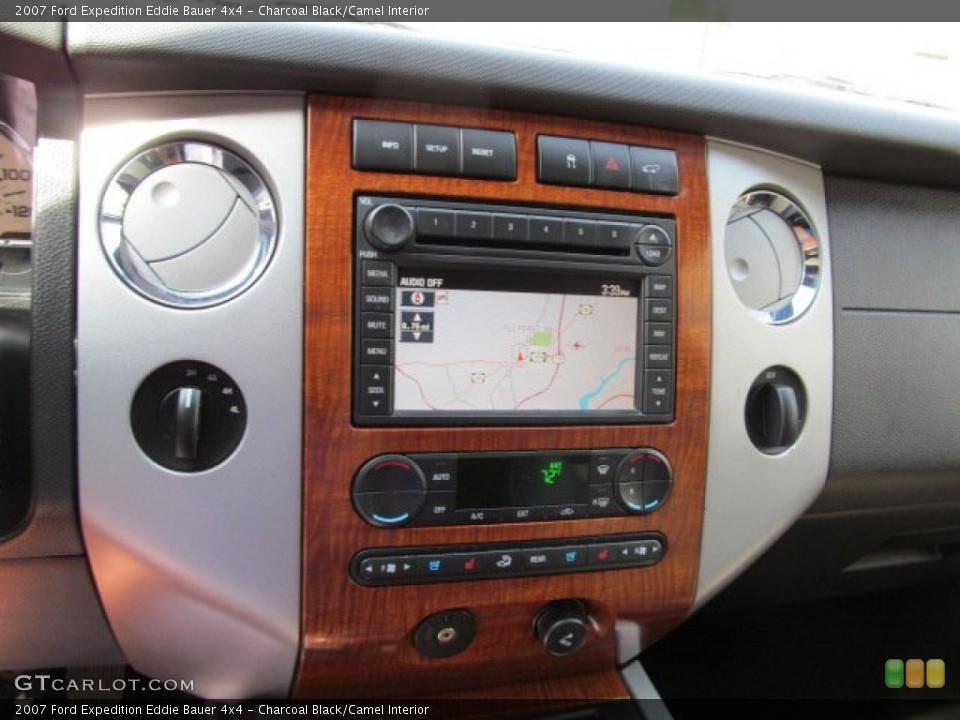 Charcoal Black/Camel Interior Controls for the 2007 Ford Expedition Eddie Bauer 4x4 #64041931