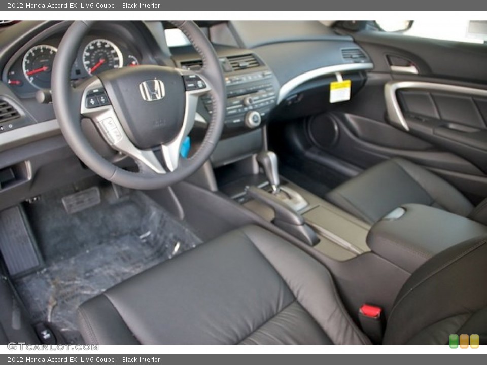 Black Interior Photo for the 2012 Honda Accord EX-L V6 Coupe #64042849