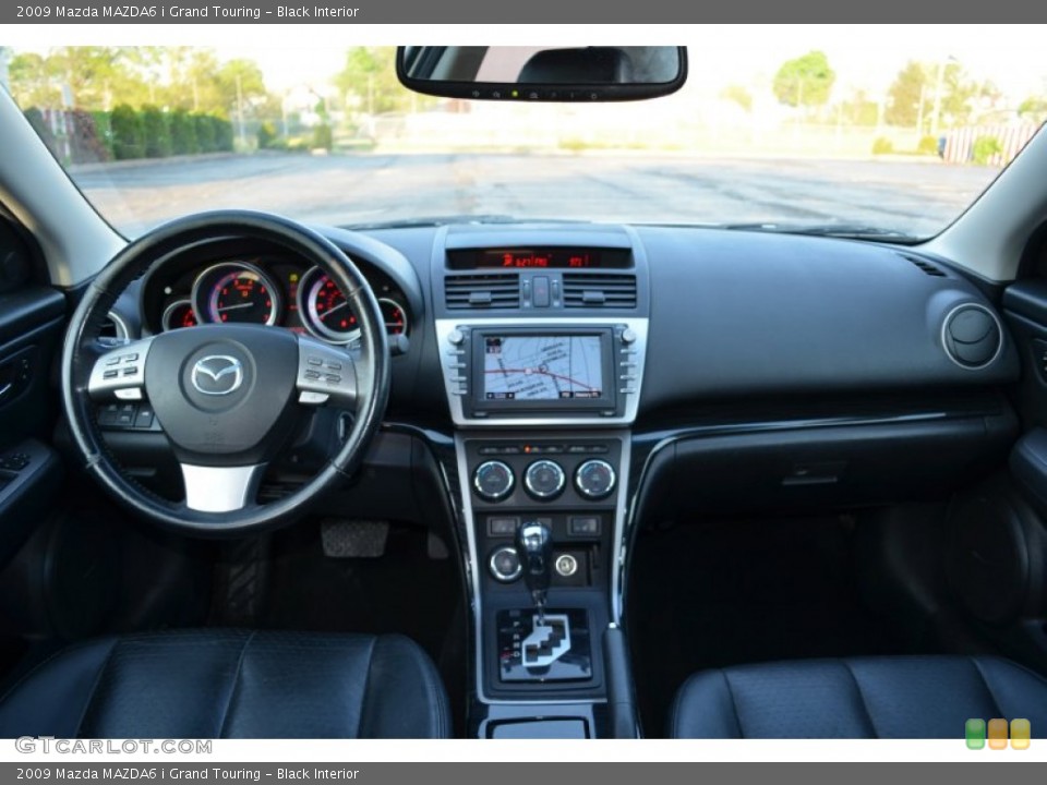 Black Interior Dashboard for the 2009 Mazda MAZDA6 i Grand Touring #64042994