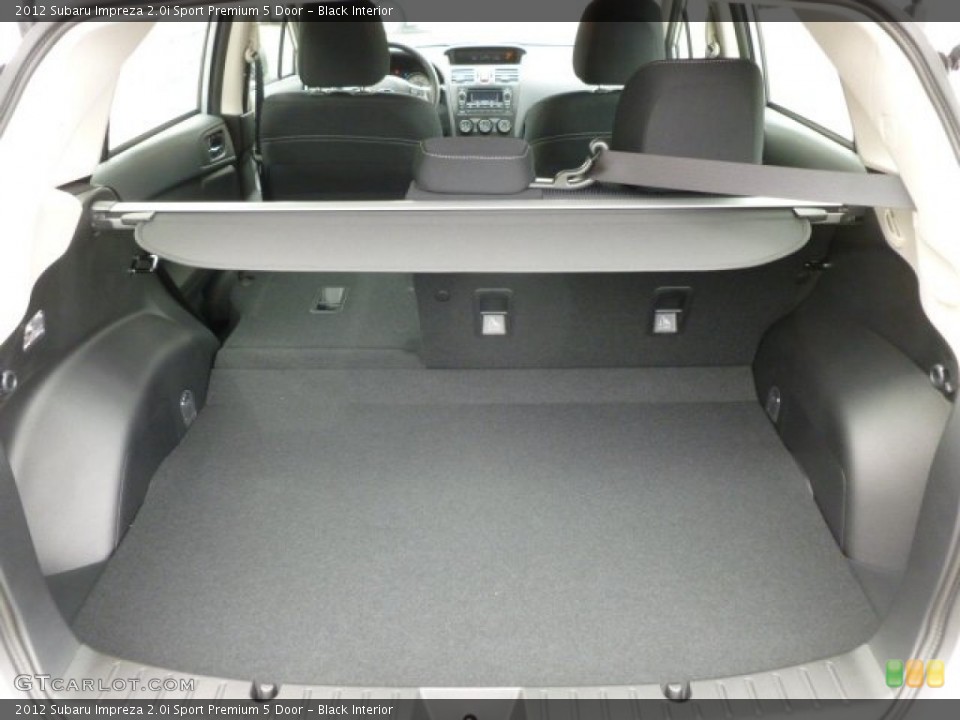 Black Interior Trunk for the 2012 Subaru Impreza 2.0i Sport Premium 5 Door #64043338