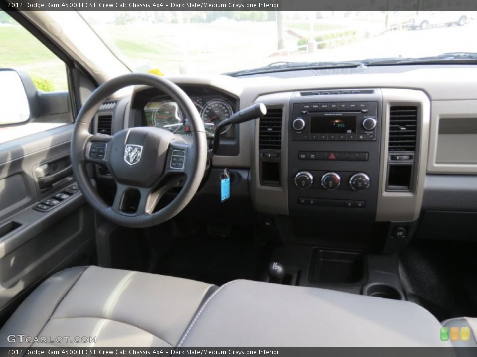 Dark Slate/Medium Graystone Interior Dashboard for the 2012 Dodge Ram 4500 HD ST Crew Cab Chassis 4x4 #64044208