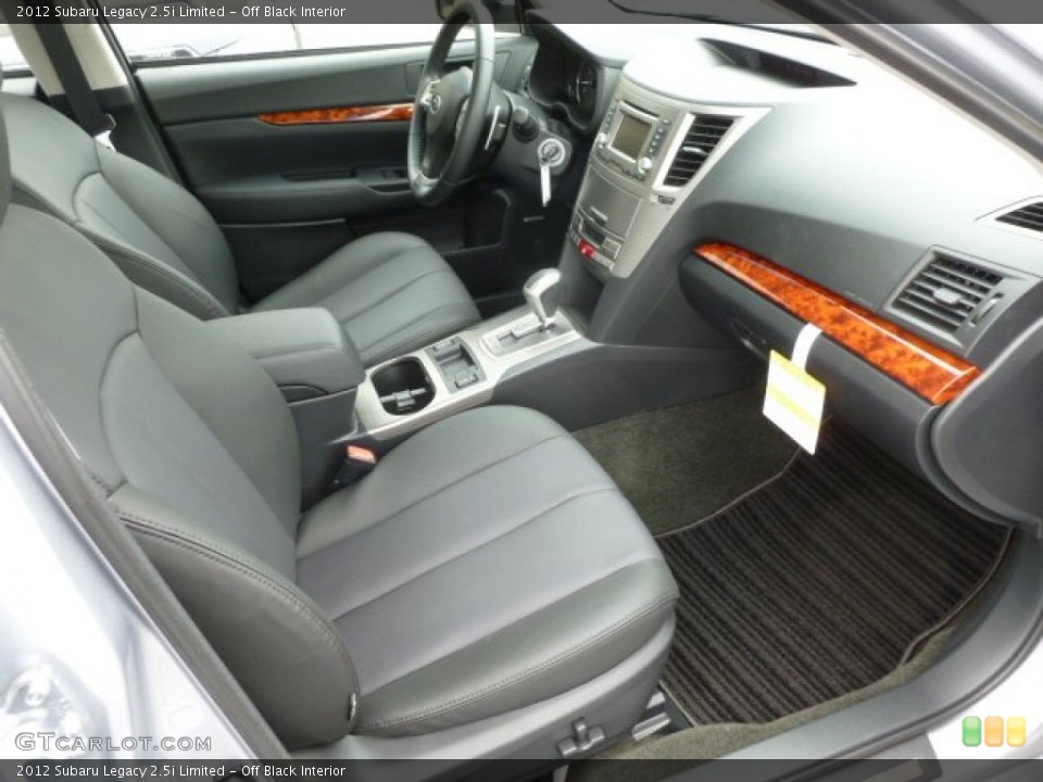 Off Black Interior Photo for the 2012 Subaru Legacy 2.5i Limited #64046053
