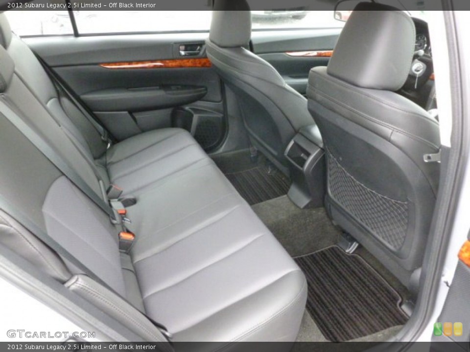Off Black Interior Photo for the 2012 Subaru Legacy 2.5i Limited #64046068