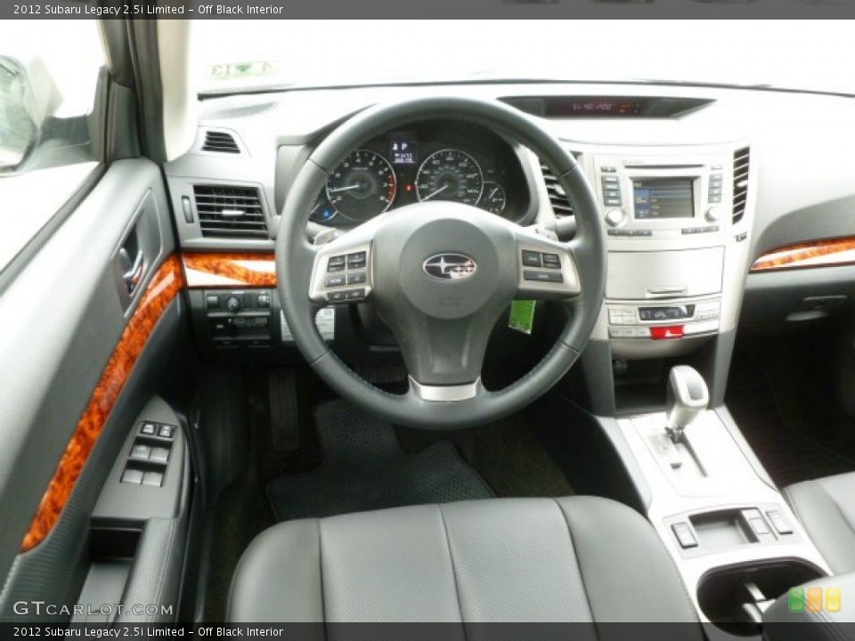 Off Black Interior Dashboard for the 2012 Subaru Legacy 2.5i Limited #64046086
