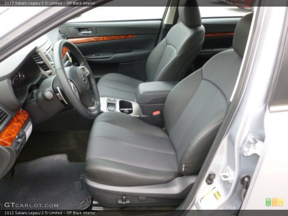 Off Black Interior Photo for the 2012 Subaru Legacy 2.5i Limited #64046095