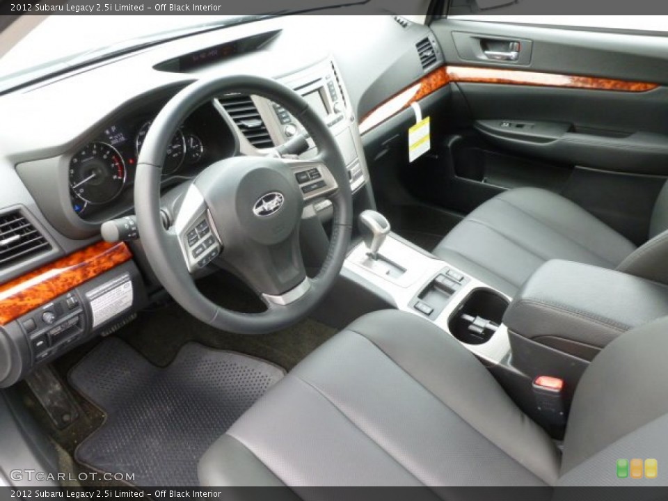Off Black Interior Prime Interior for the 2012 Subaru Legacy 2.5i Limited #64046105