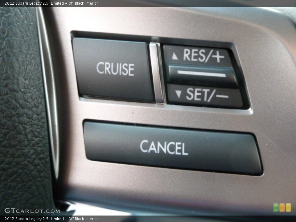 Off Black Interior Controls for the 2012 Subaru Legacy 2.5i Limited #64046140