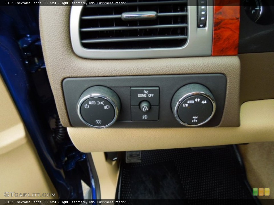 Light Cashmere/Dark Cashmere Interior Controls for the 2012 Chevrolet Tahoe LTZ 4x4 #64046786