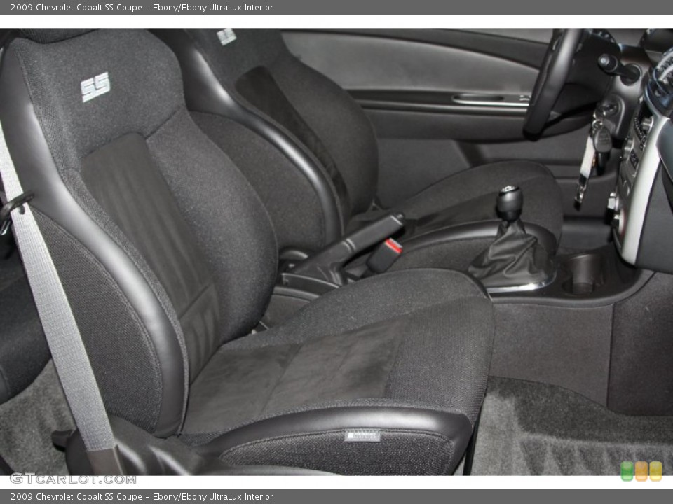 Ebony/Ebony UltraLux Interior Photo for the 2009 Chevrolet Cobalt SS Coupe #64048933