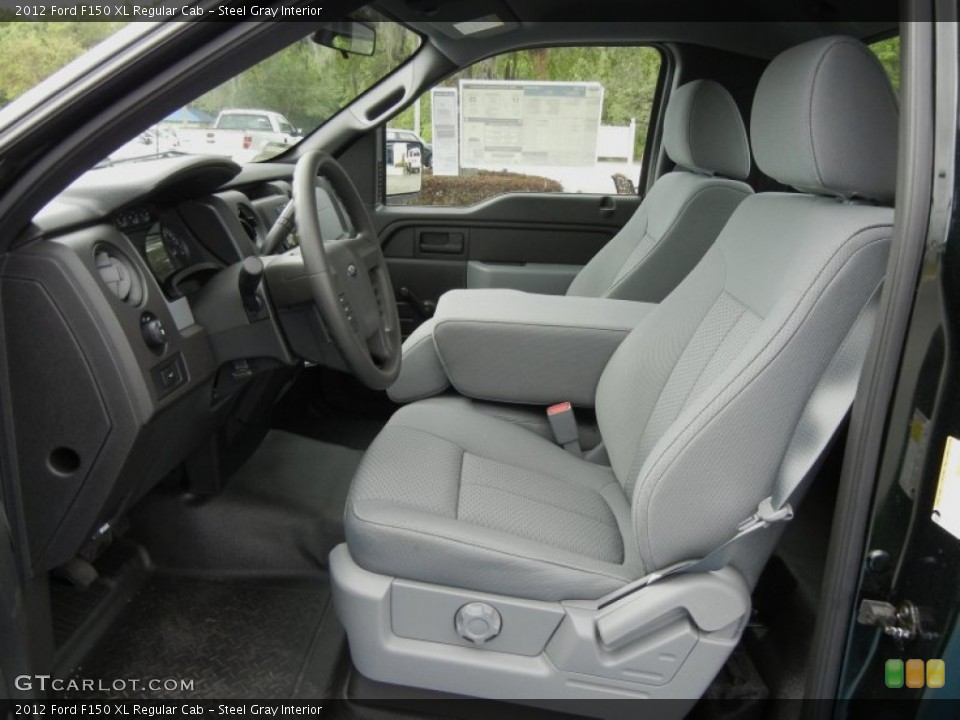 Steel Gray Interior Photo for the 2012 Ford F150 XL Regular Cab #64053796