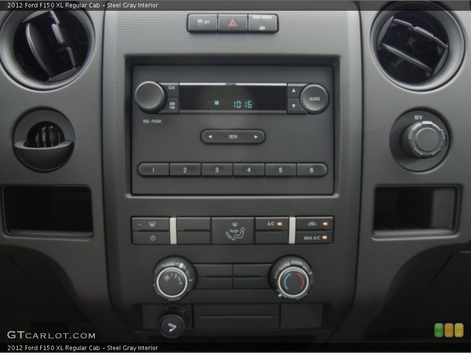 Steel Gray Interior Audio System for the 2012 Ford F150 XL Regular Cab #64053805