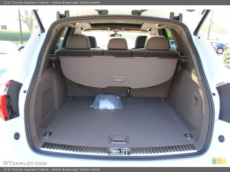 Umber Brown/Light Tartufo Interior Trunk for the 2012 Porsche Cayenne S Hybrid #64056208