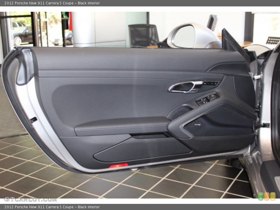 Black Interior Door Panel for the 2012 Porsche New 911 Carrera S Coupe #64056394