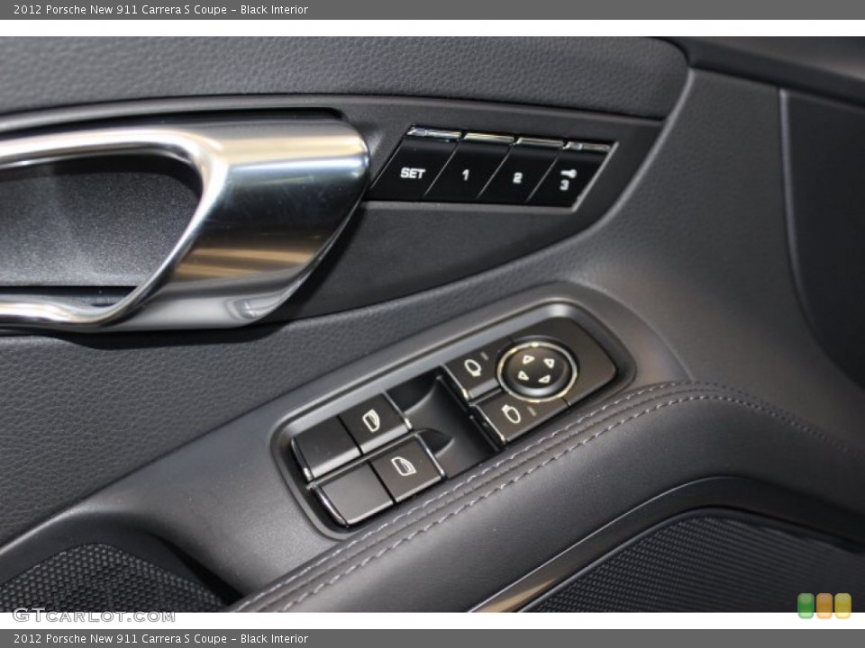 Black Interior Controls for the 2012 Porsche New 911 Carrera S Coupe #64056413