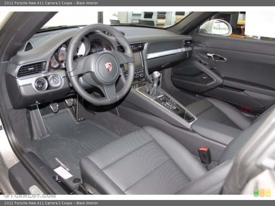 Black Interior Photo for the 2012 Porsche New 911 Carrera S Coupe #64056422