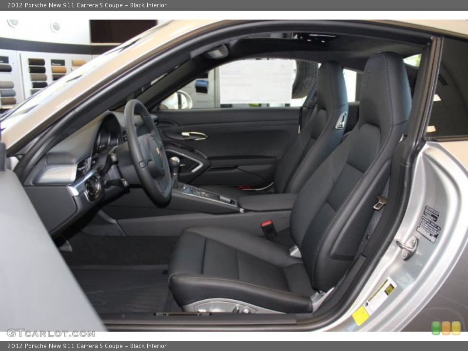 Black Interior Photo for the 2012 Porsche New 911 Carrera S Coupe #64056431