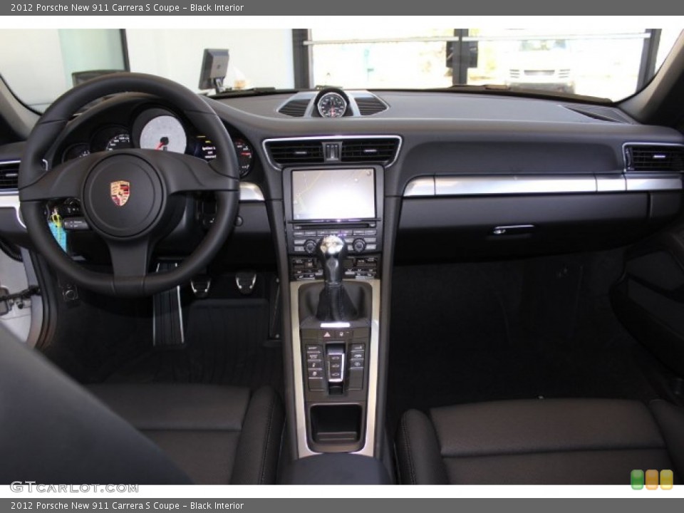 Black Interior Dashboard for the 2012 Porsche New 911 Carrera S Coupe #64056448